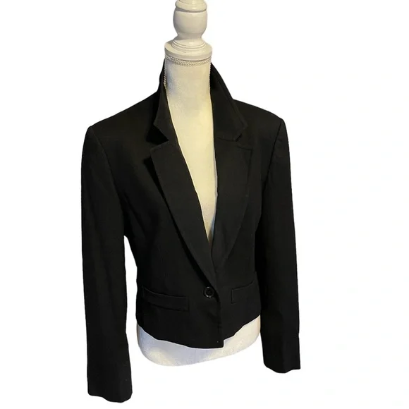 Pendleton Vintage Black Notched Collar Short Wool Jacket 12 - Picture 1 of 12